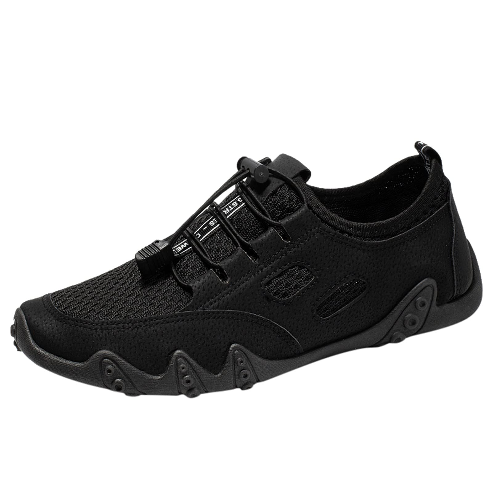 Limsea Men's Trail Hiking Shoes - Lightweight Breathable Non-Slip Outdoor Walking Shoes for Men | Durable Wear-Resistant Sneakers with Drawstring Closure | Perfect for Hiking, Camping & Daily Wear