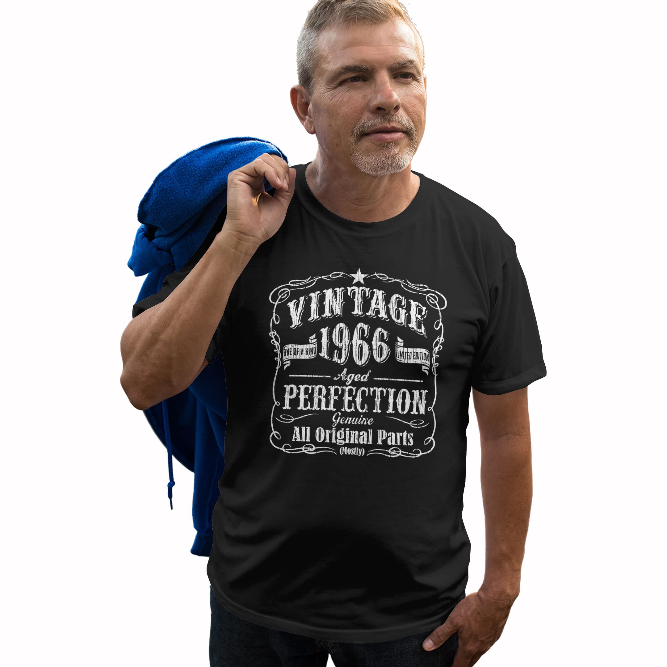 Vintage 1960s Birthday T-Shirt for 62nd Birthday - 60 Year Old Retro Style Cotton Tee - Perfect for Birthday Parties & Milestone Celebrations