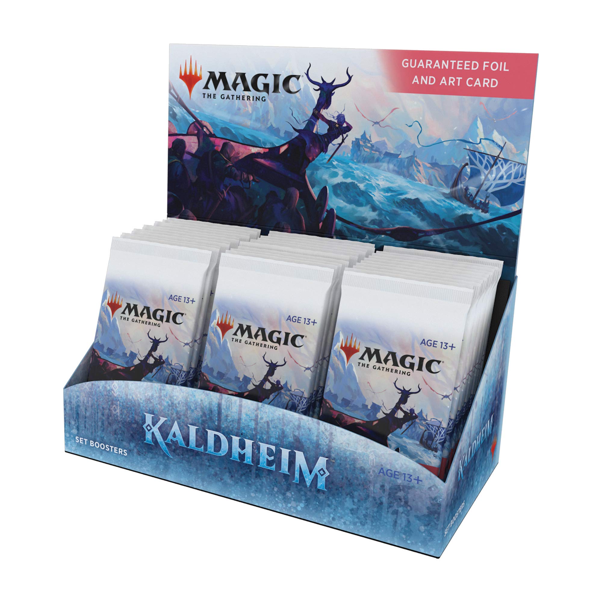 Magic: The Gathering Kaldheim Set Booster Box - 30 Packs (360 Cards) | Wizards of The Coast | Collectible Trading Card Game for Deck Building & Tournaments