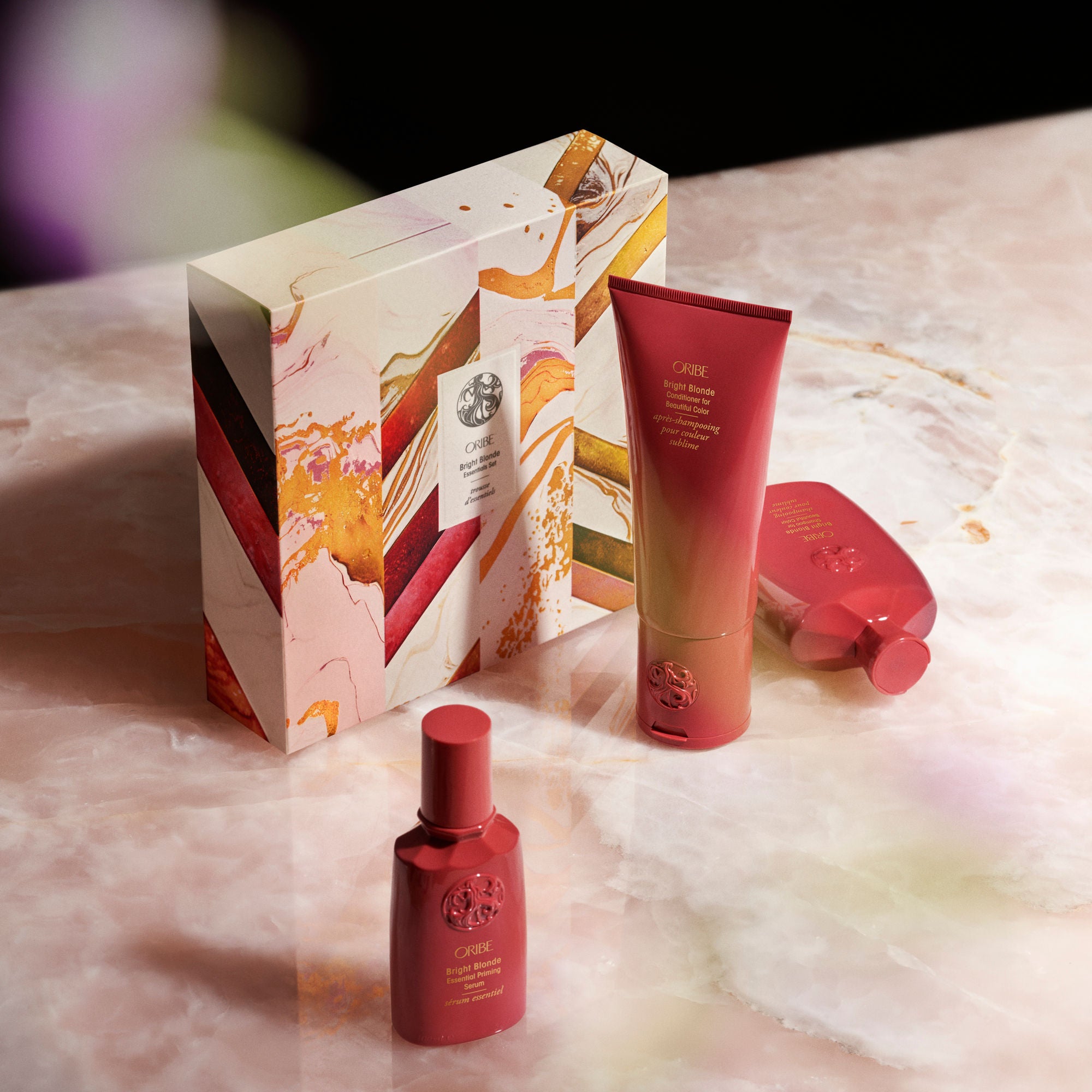 Bright Blonde Essentials Set (Limited Edition) - Premium Hair Care for Blonde Perfection - Perfect for Salon Styling & At-Home Maintenance