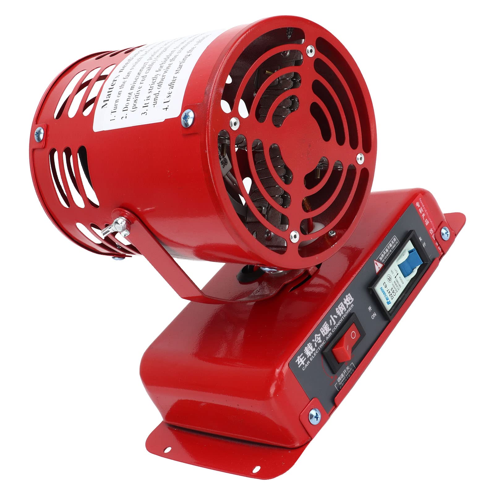 Fydun 1000W-1200W Portable Car Heater - 12V Vehicle Mounted Air Heater & Windshield Defogger for Fast Heating and Cooling | Ideal for Winter Driving, Camping, and Emergency Car Warm-Up