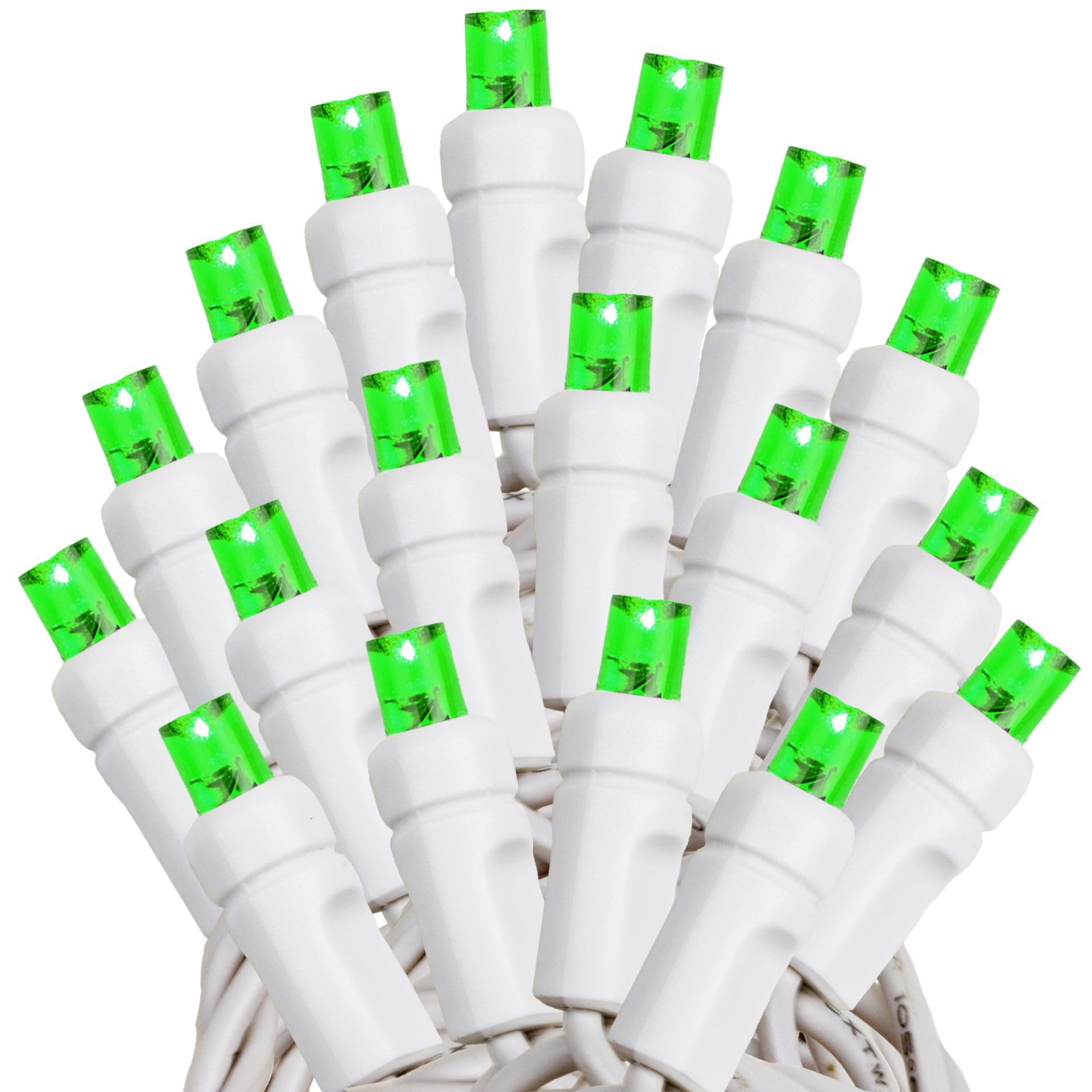 50 LED 11FT Green Outdoor String Lights - Waterproof Decorative Fairy Lights for Yard, Garden, Christmas, Patio & Party Decor | Perfect for Backyard, Wedding, Holiday & Nighttime Ambiance