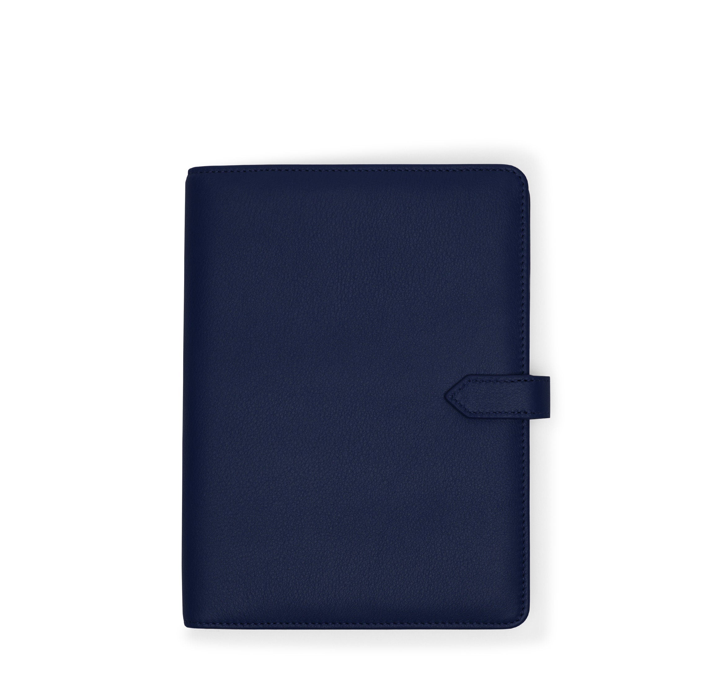 A5 Junior Snap Padfolio - Professional Navy Blue Portfolio for Students & Business - Perfect for Job Interviews, School, and Office Organization