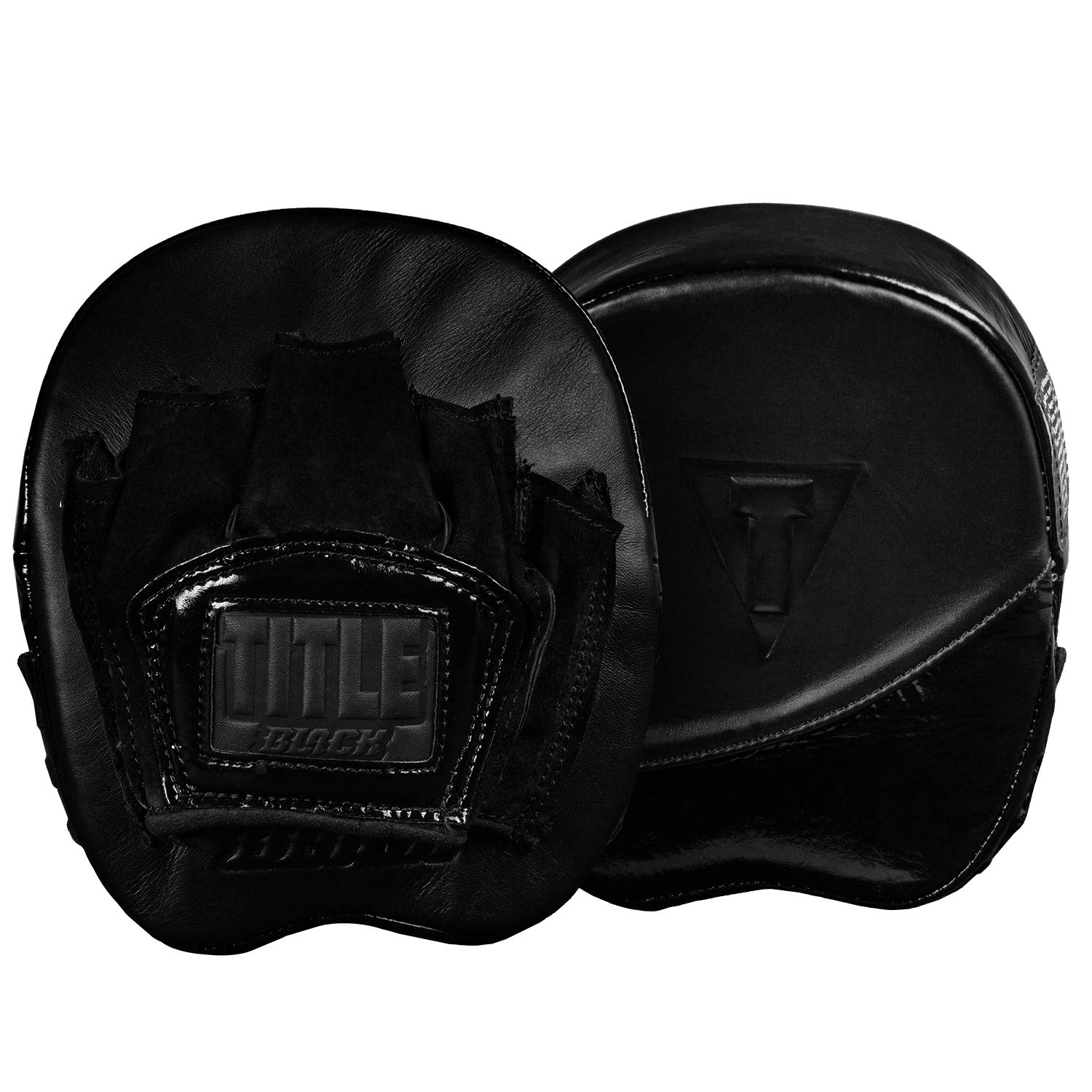 Black Blitz Micro Mitts - Premium Boxing & Muay Thai Focus Pads for MMA, Kickboxing & Training | Durable Punching Mitts for Coaches & Fighters | Perfect for Sparring, Pad Work & Fitness Routines