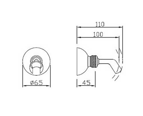 Brass Wall-Mounted Hand Shower Holder with Ball Joint - Perfect for Bathroom, Shower, and Spa Renovations