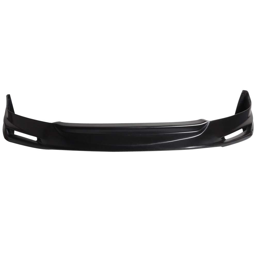 IKON MOTORSPORTS HFP Style PU Black Front Bumper Lip Spoiler Splitter for 2003-2005 Honda Accord 4 Door Sedan - Enhances Aerodynamics & Sporty Look for Street Racing & Car Shows