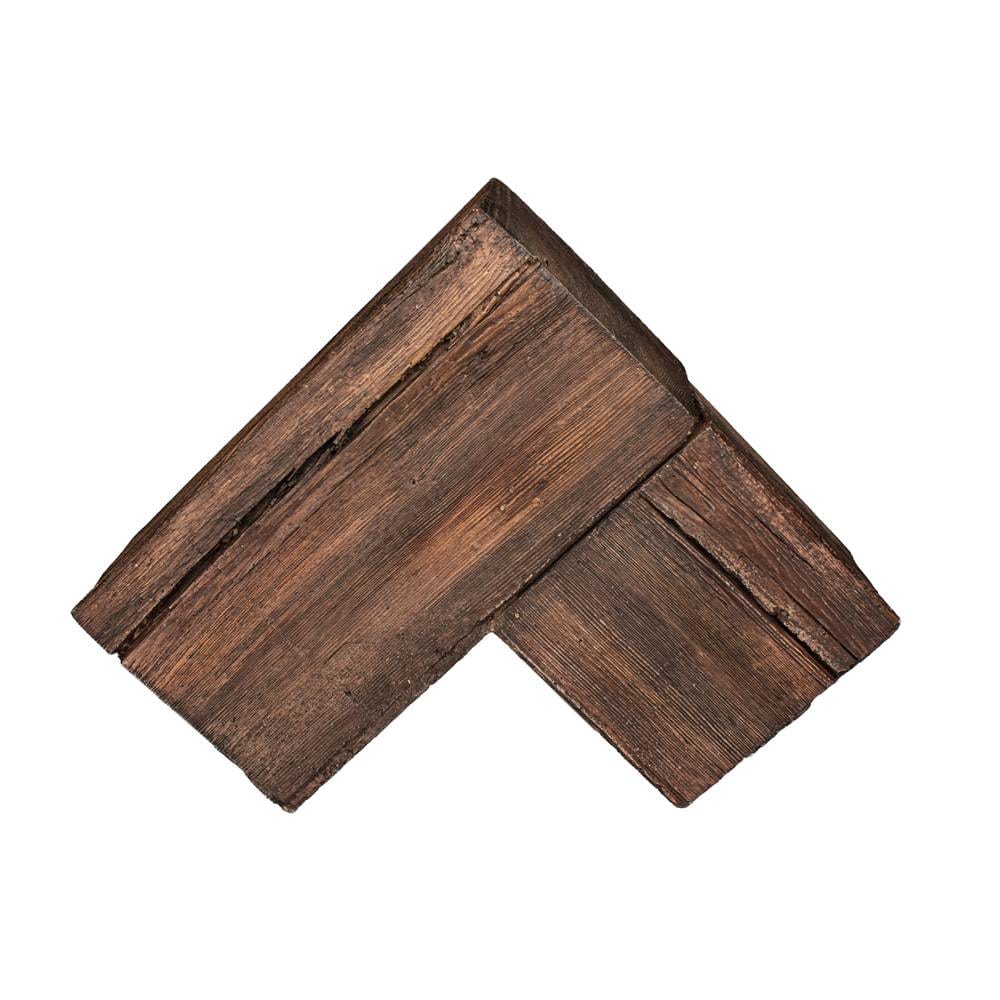 Lexington Hearth Mantel Corners - Decorative Fireplace Mantel Brackets for Rustic Home Decor | Perfect for Living Room, Bedroom & Cabin Fireplace Surrounds