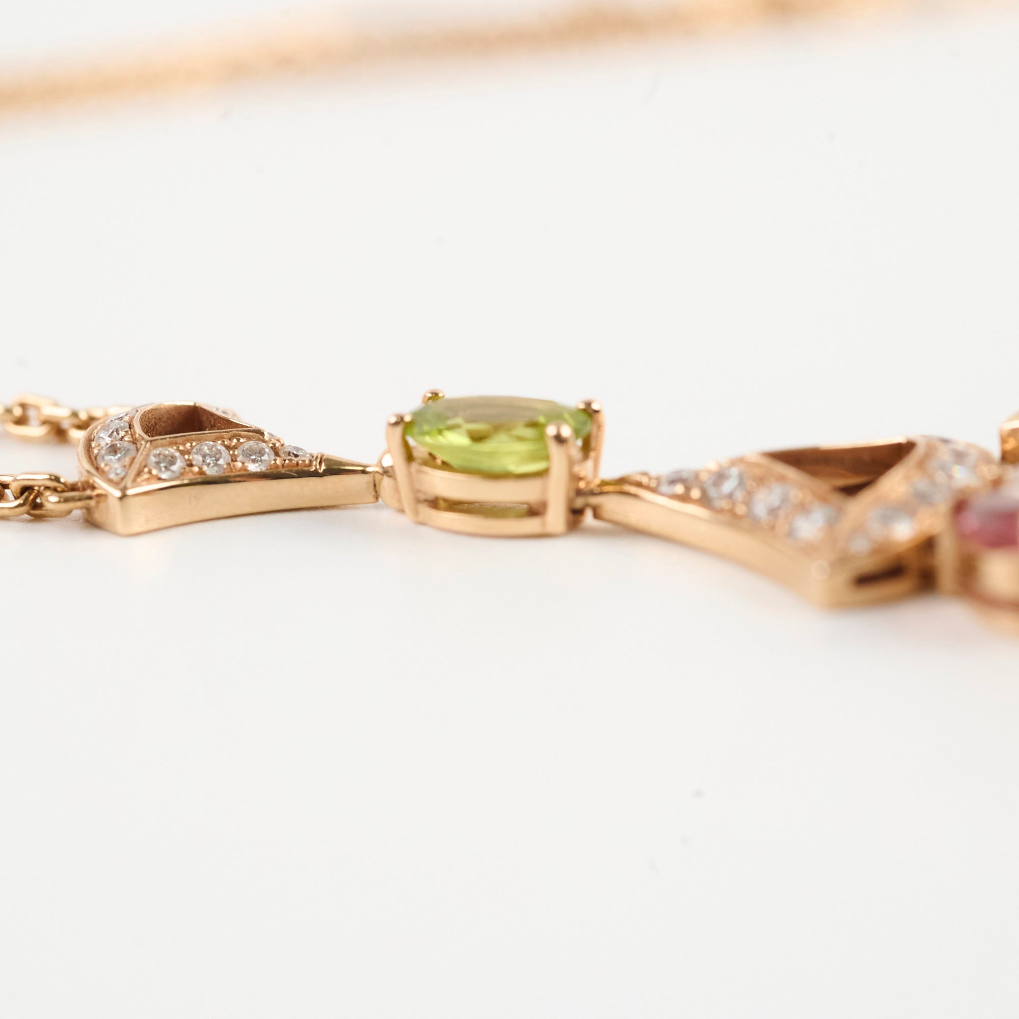 Bulgari Divas' Dream Necklace with Multicolor Gemstones - Elegant Jewelry for Women, Perfect for Parties, Weddings & Special Occasions