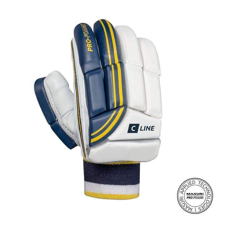 Masuri C Line Cricket Batting Gloves - Premium Leather Protection for Batsmen | Perfect for Practice & Match Play