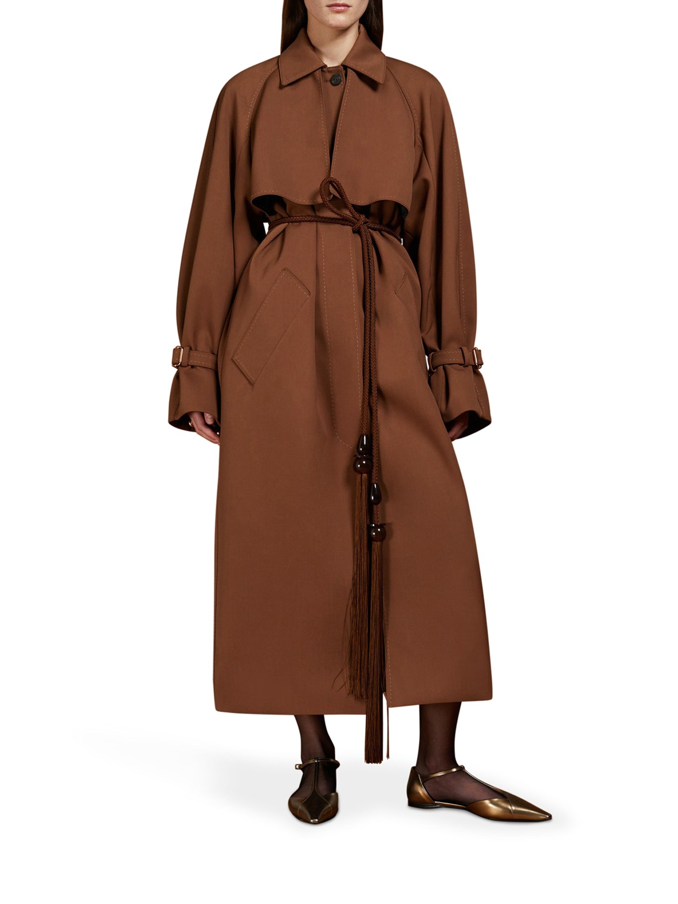 Drop-Proof Gabardine Trench Coat for Women - Water-Resistant, Windproof, Lightweight Outerwear for Rainy Days and Outdoor Adventures