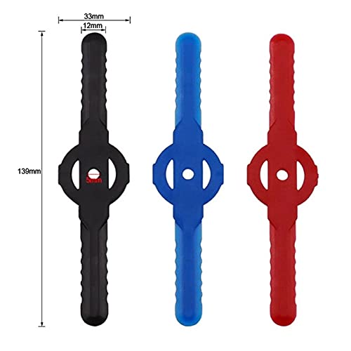 5 Pack Plastic Lawn Mower Blades - Durable Grass Trimmer Head Replacement Cutter for Garden Tools (Blue) | Compatible with Most Lawn Mowers & Perfect for Yard Maintenance, Landscaping & DIY Gardening Projects