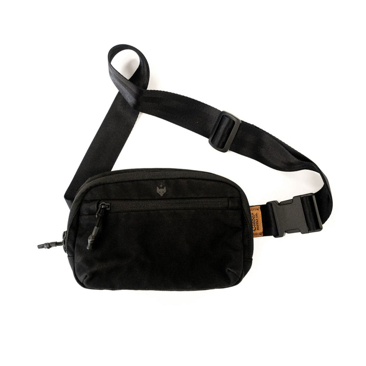Clever Supply Sidekick Belt Bag - Adjustable Waist Pack for Running, Hiking & Travel - Hands-Free Fanny Pack (Black) - Perfect for Outdoor Adventures & Daily Essentials