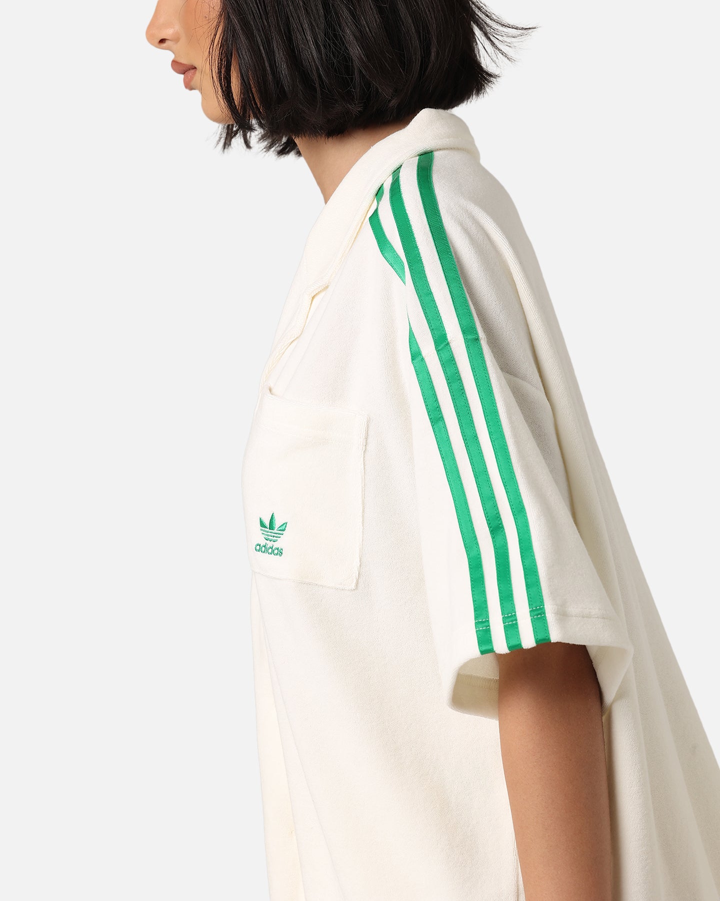 Adidas Women's Resort Shirt - Breathable Quick-Dry Casual Top for Summer Beach Vacation & Outdoor Activities | Off White