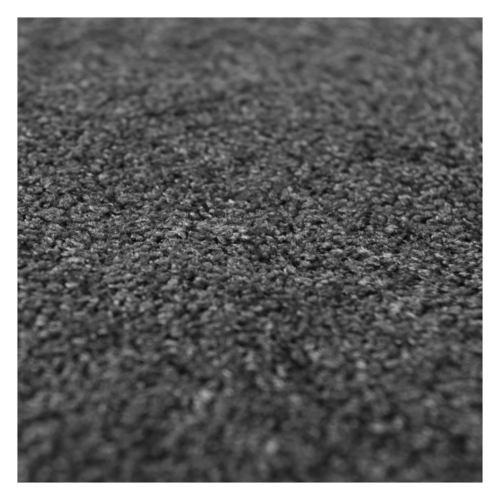 10-Piece Soft Plush Interlocking Puzzle Play Mat - 60x60cm Dark Grey, Non-Slip Floor Tiles for Baby Crawling, Gym Exercise & Yoga - Perfect for Nursery, Playroom & Home Fitness Areas