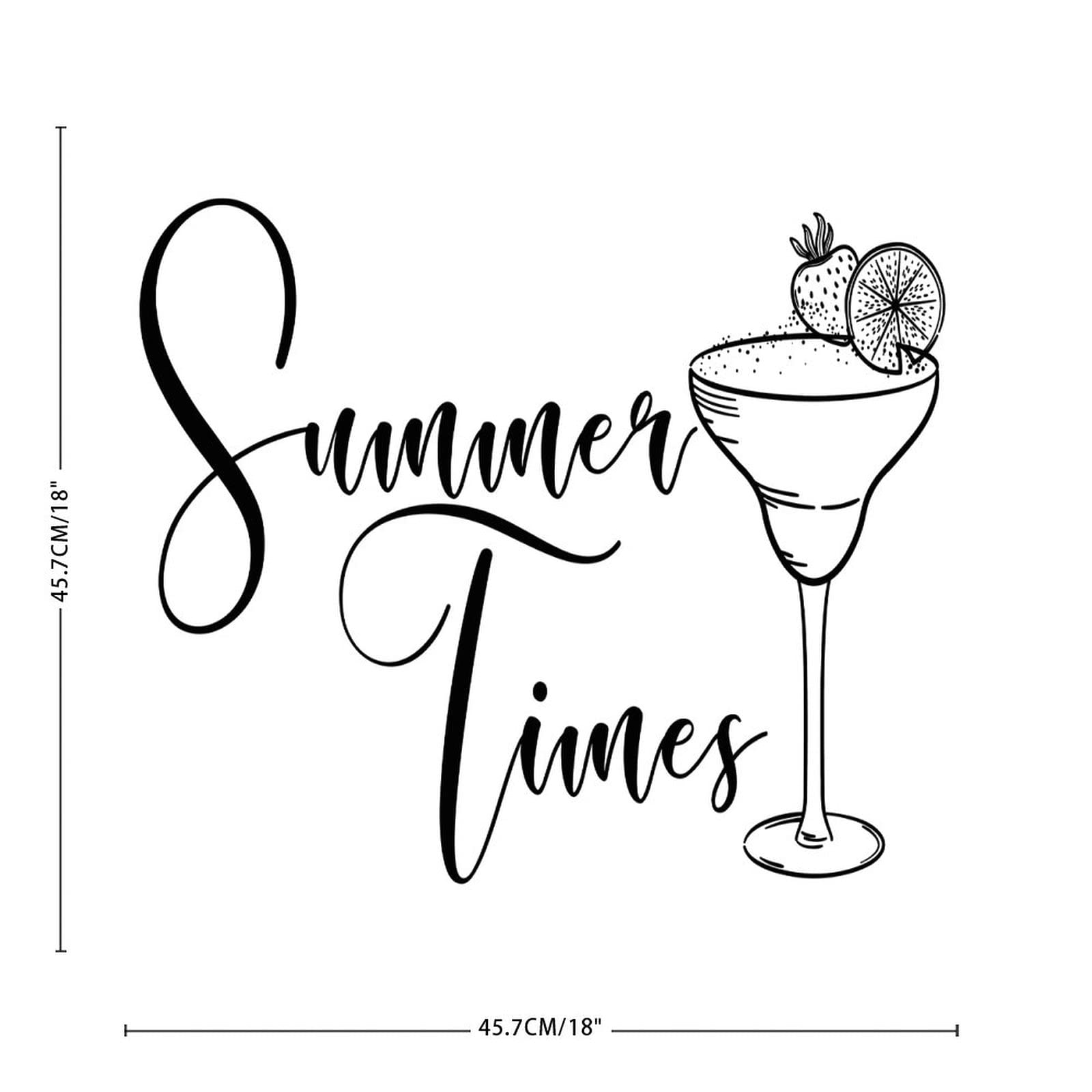 DIY Summer Words Letter Stickers - Vinyl Wall Decals with Inspirational Quotes for Classroom, Kids Room & Home Decor - Perfect for Back to School, Nursery Wall Art and Creative Wall Decoration