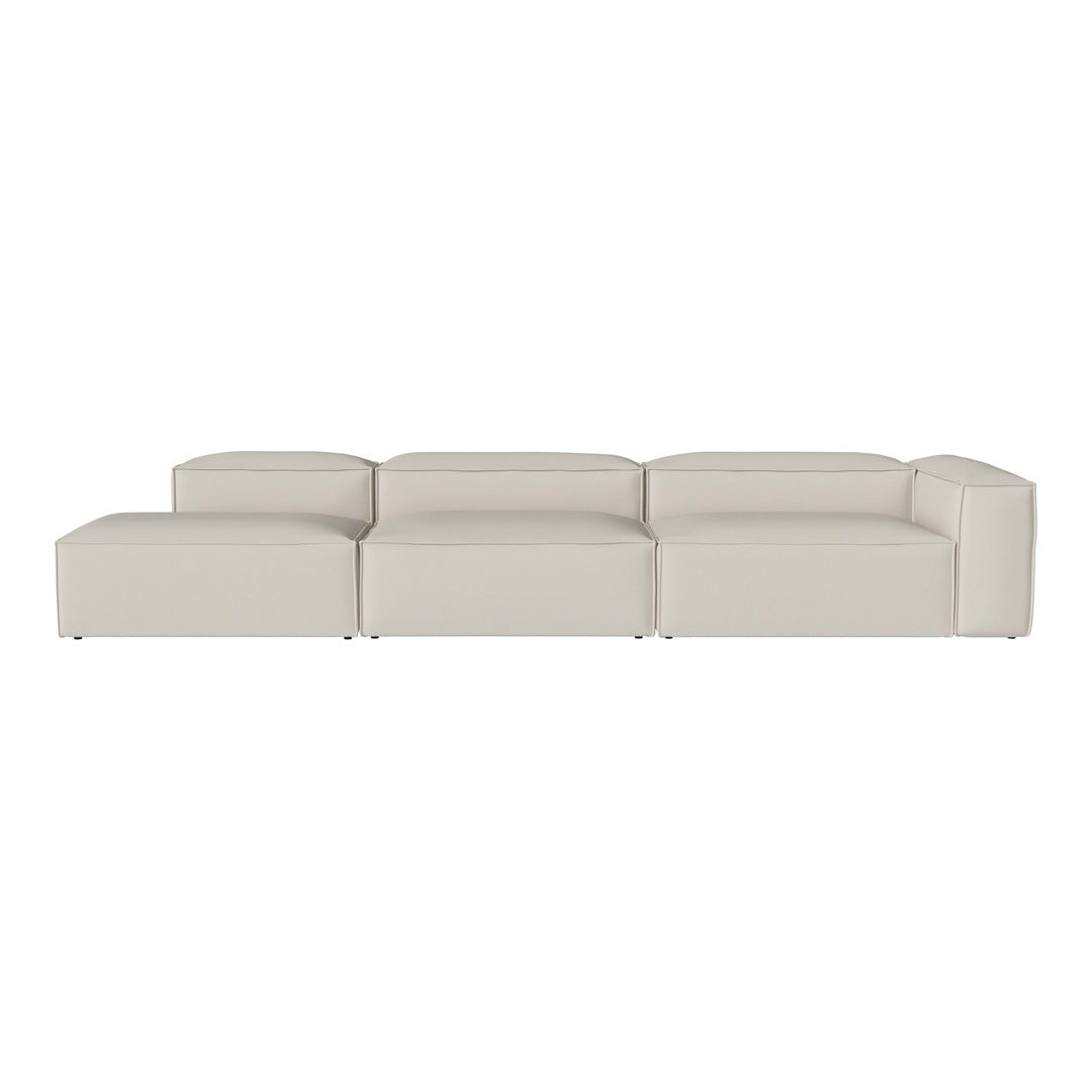 Cosima 3-Seater Sofa with Open End - Modern Living Room Furniture for Small Spaces | Perfect for Apartments, Studios & Cozy Home Decor