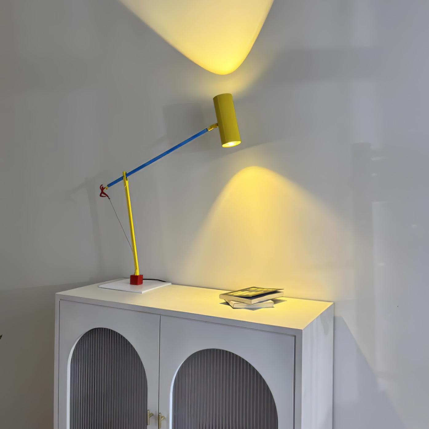 Ettorino Modern LED Table Lamp with USB Port - Adjustable Brightness for Bedroom, Living Room, and Office Desk Lighting