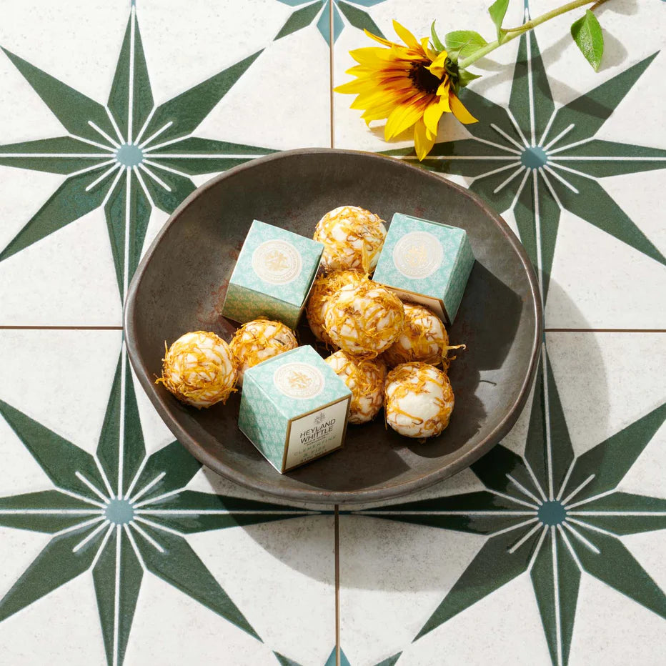 Luxury Clementine & Fizz Bath Melts for Relaxation - Aromatherapy Stress Relief for Spa & Home Bath Time