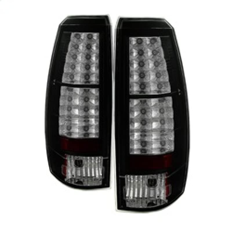 Spyder Auto 5032461 LED Tail Lights Black/Clear - High-Performance Brake Lights for Trucks & SUVs