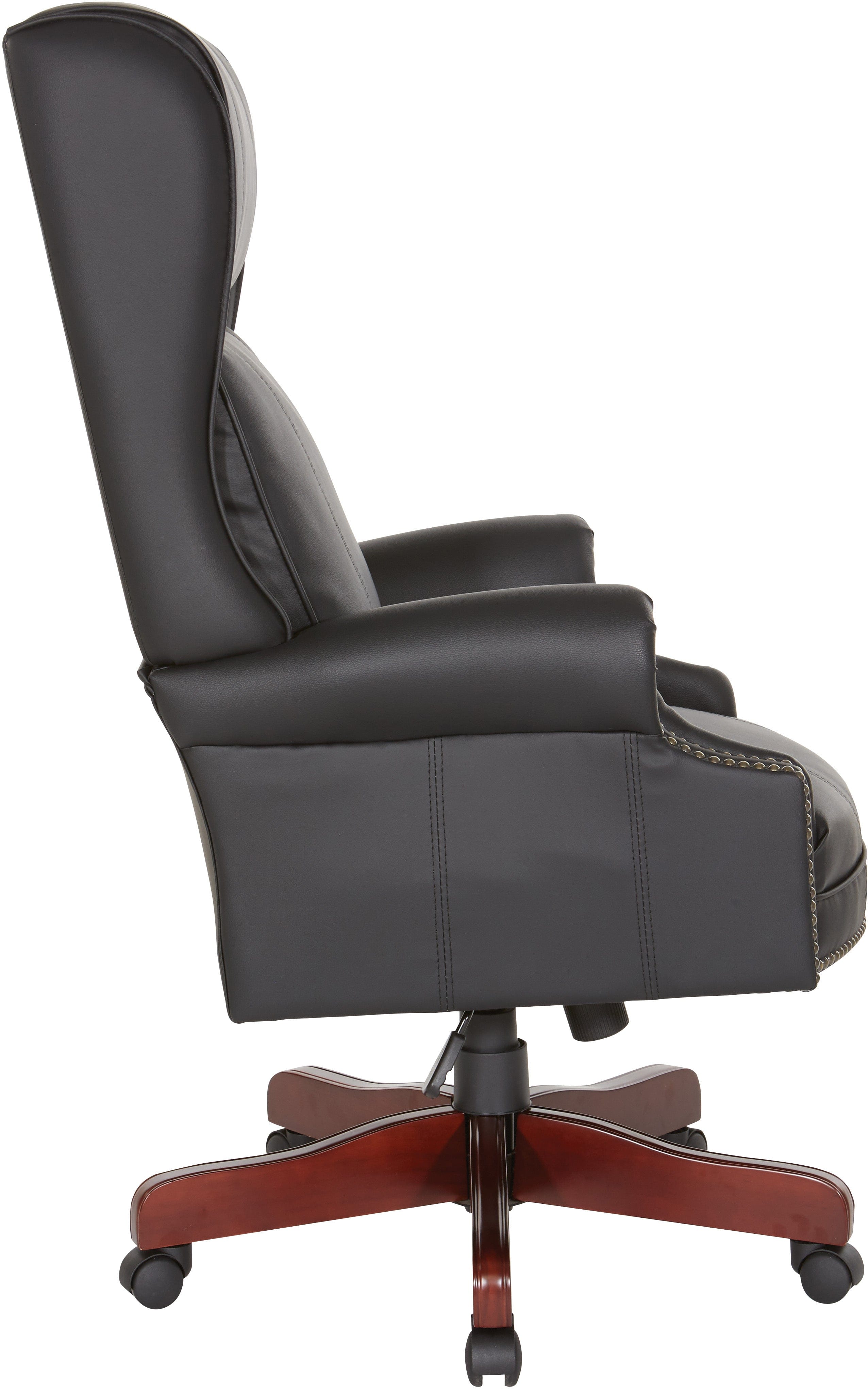 Office Star Traditional Executive High Back Chair [TEX280] - Ergonomic Office Chair for Home & Business, Comfortable Desk Chair with Adjustable Height & Lumbar Support, Perfect for Long Work Hours & Conference Rooms