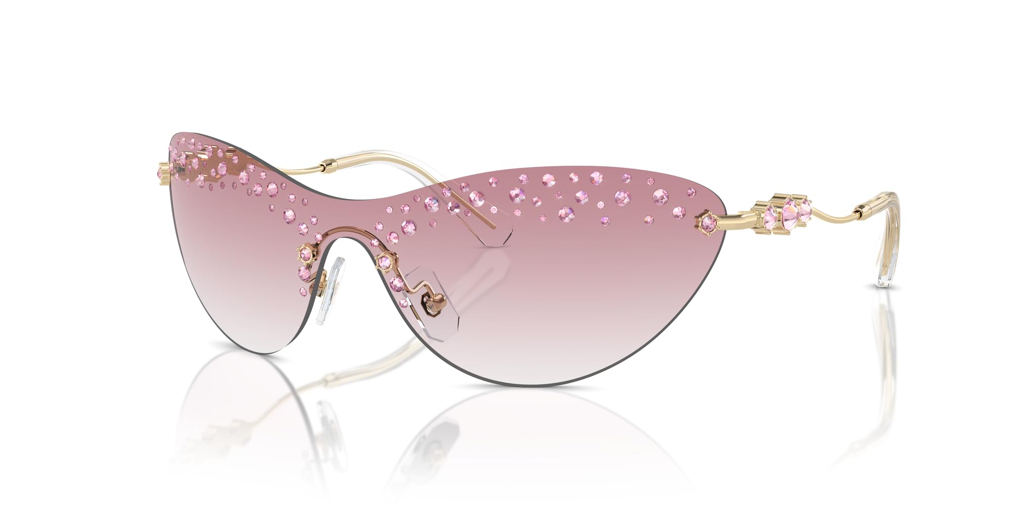 Swarovski Sk7023 Women's Rectangular Sunglasses - Stylish UV Protection for Outdoor Activities & Fashion Accessories