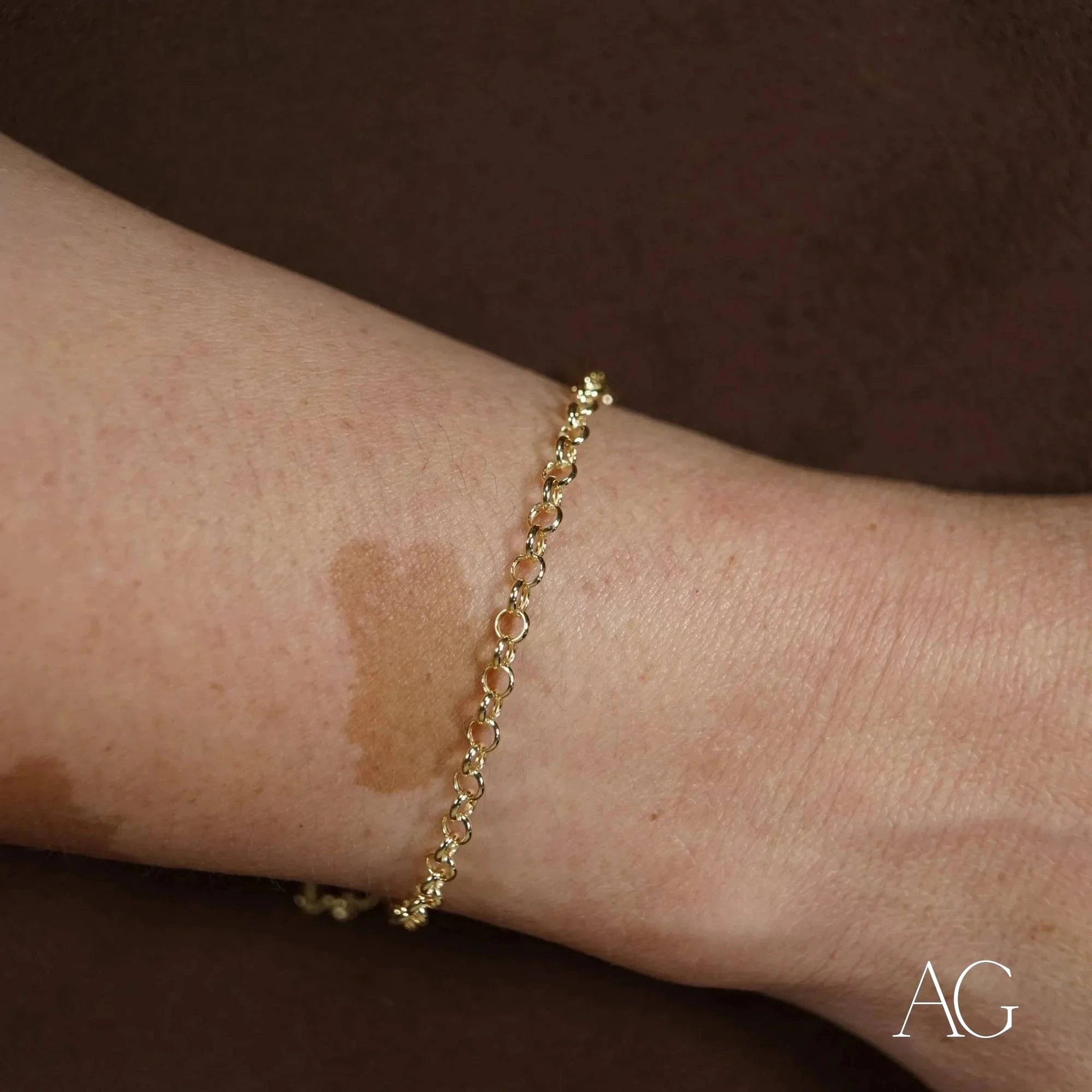 18k Gold Heart Bracelet for Kids - Timeless & Elegant Jewelry Gift for Girls - Perfect for Birthdays, Holidays & Special Occasions