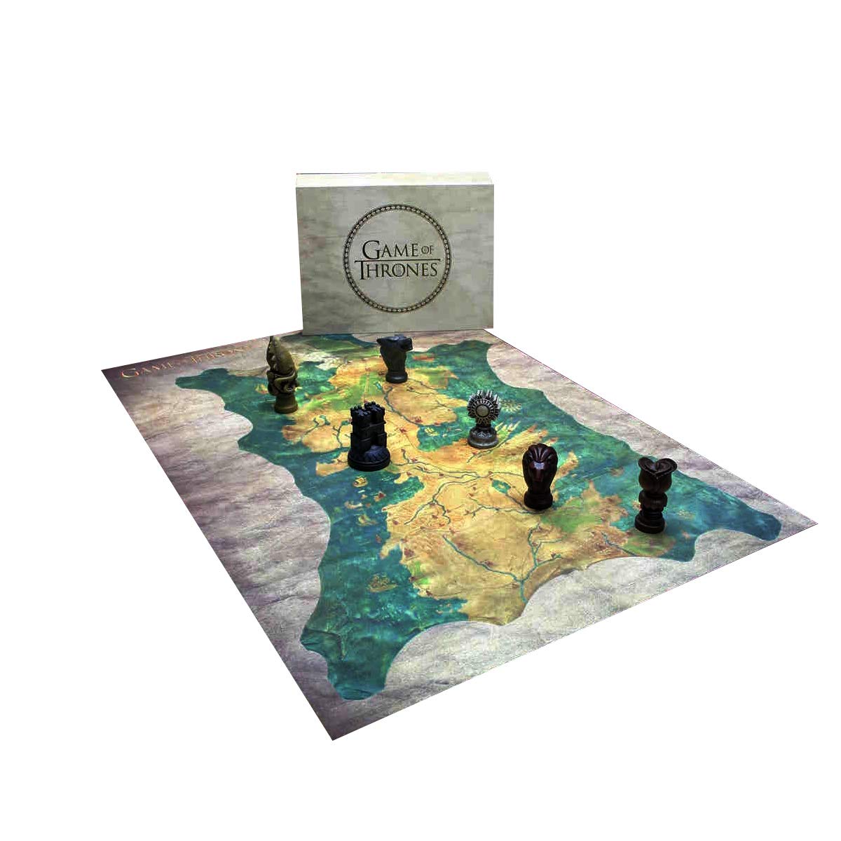 Game of Thrones Map and Marker Set - Dark Horse Deluxe Edition | Fantasy World Map for Collectors & Fans | Perfect for Home Decor, Gifts, and Game Nights