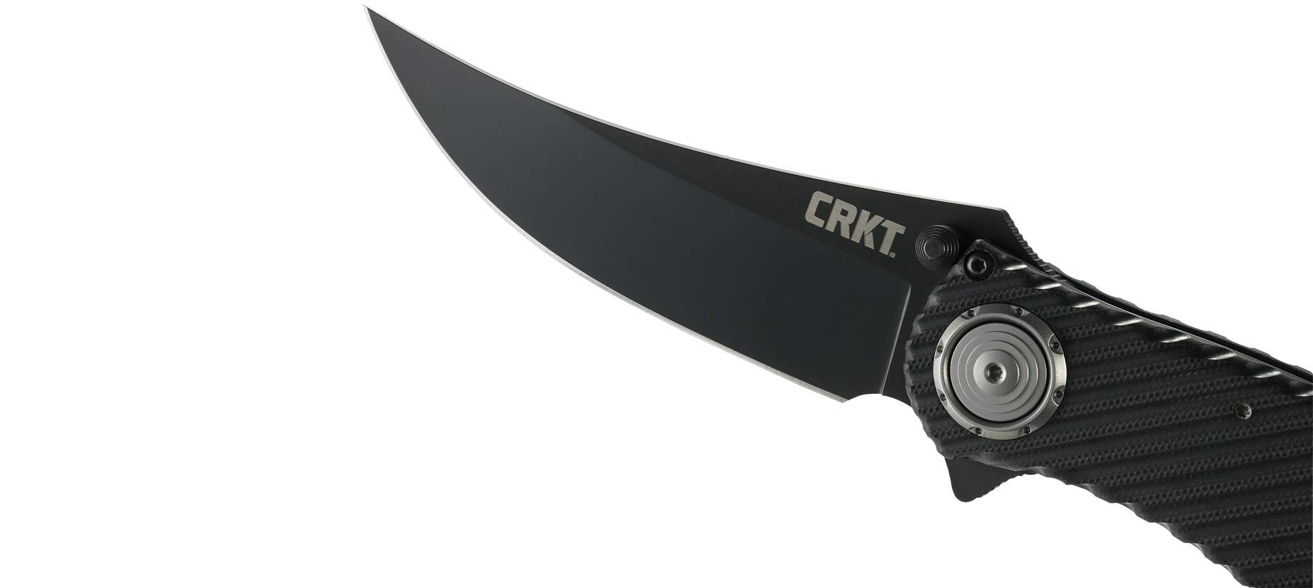 CRKT Clever Girl Folding Pocket Knife - Heavy Duty EDC with Black Blade, Flipper Open & Deadbolt Lock | IKBS Ball Bearing Pivot & G10 Handle (Model 2640) | Perfect for Camping, Hiking & Everyday Carry Tasks