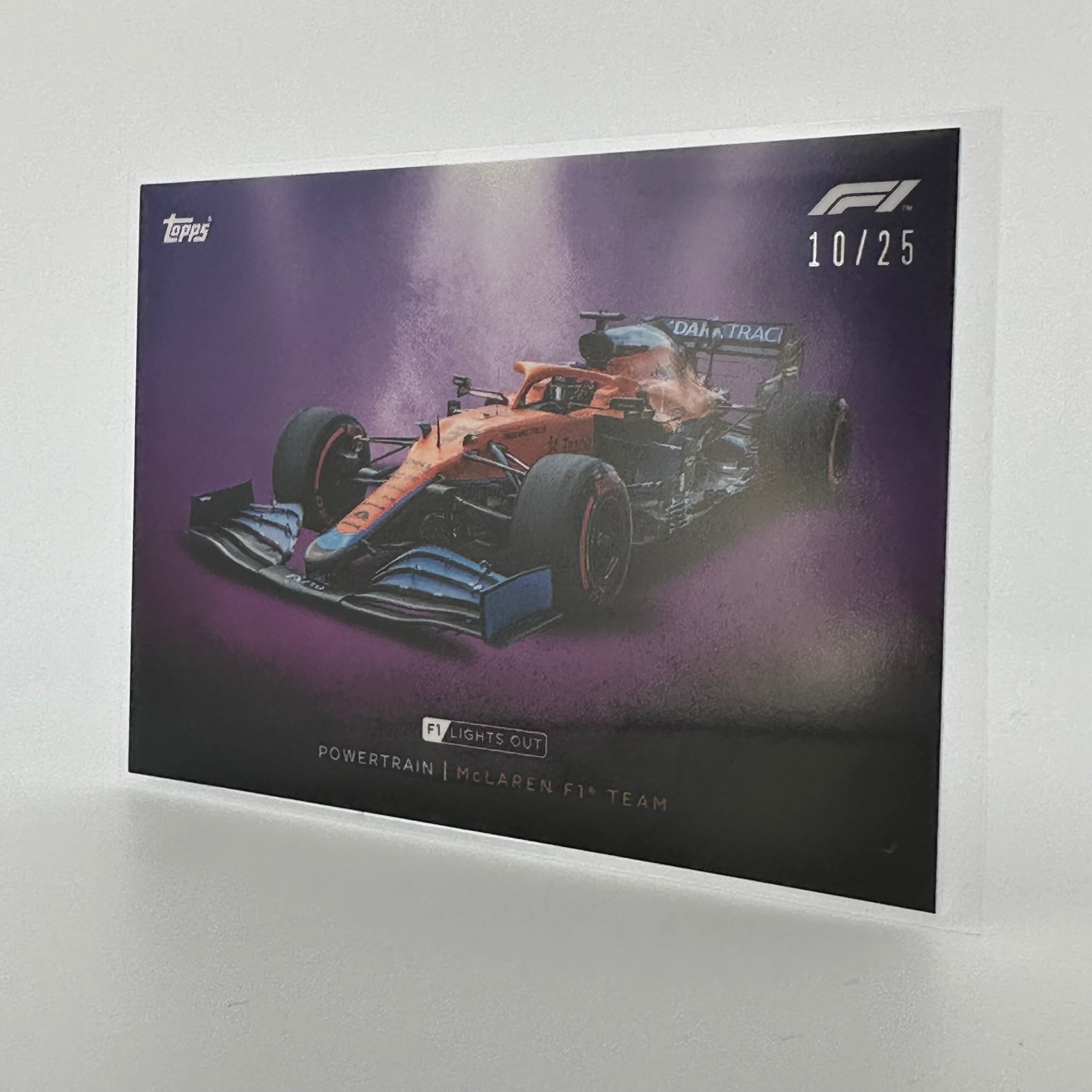 McLaren F1 Team 10/25 Purple Parallel Powertrain - Collectible Racing Memorabilia for F1 Fans and Model Car Enthusiasts