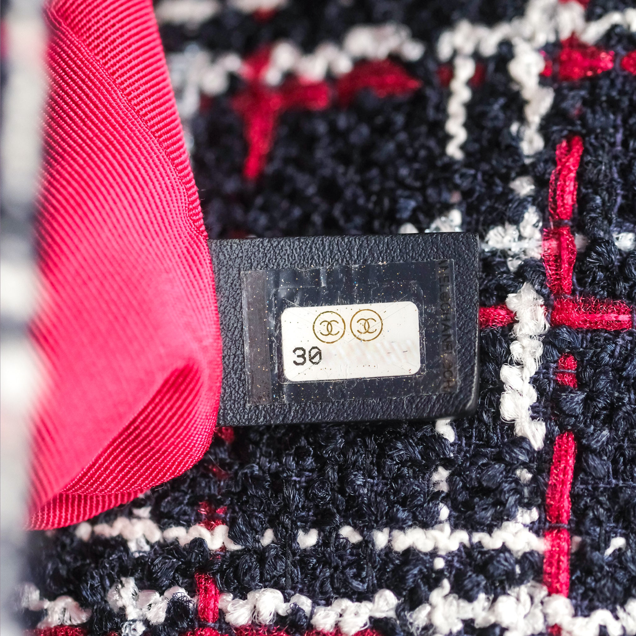 Chanel 19 Small Navy Grid Tweed Bag with Mixed Hardware - Luxury Crossbody Flap Bag for Women, Perfect for Date Night & Special Occasions