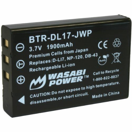 Original Battery Replacement for Toshiba PX1657 & PA3791U Camcorders | Compatible with Camileo H30, H31, X100 Cameras | Long-Lasting NP-120 Lithium-Ion Battery | Perfect for Travel Vlogging & Outdoor Filming