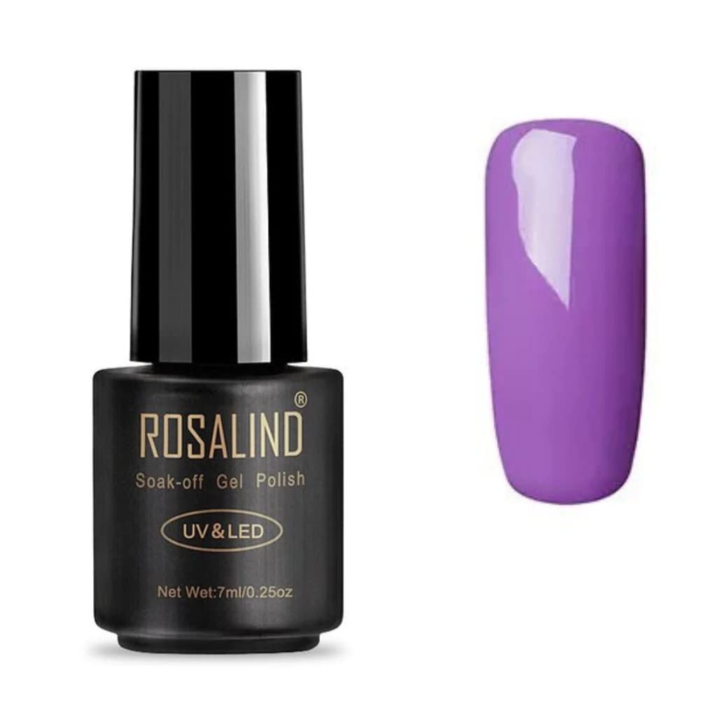 ROSALIND UV LED Gel Nail Polish Set - 7ml Long Lasting Nail Art Color Gel Polish with High Gloss Finish (Shade 2557) | Professional Salon Quality Manicure at Home | Perfect for Nail Art Designs, Parties, Weddings & Special Occasions