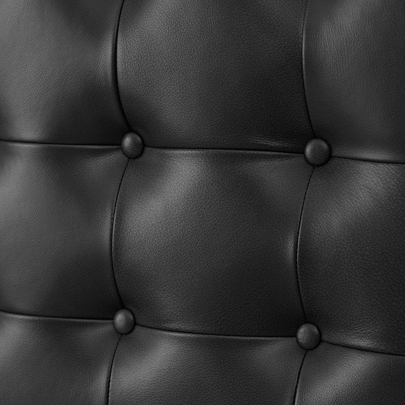 Genuine Leather & Solid Wood Platform Bed with USB Charging Ports - Modern King/Queen Size Bed Frame for Bedroom, Guest Room, or Dorm