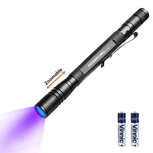 1 Pcs: UV Flashlight+2AAA Battery