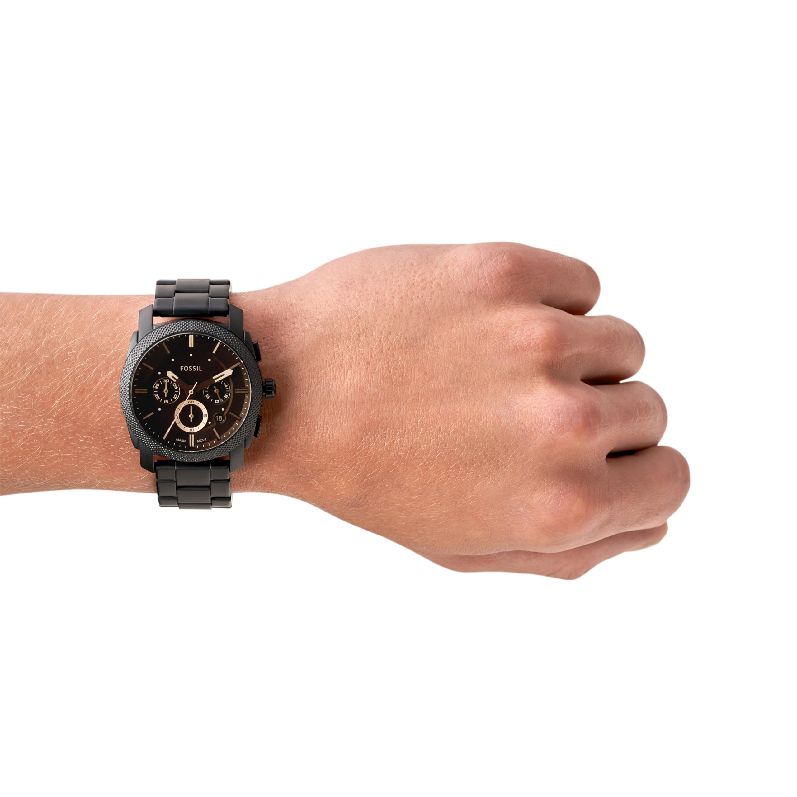 Fossil Machine Men's Chronograph Watch - Stainless Steel Quartz Analog Wristwatch for Business, Casual & Everyday Wear