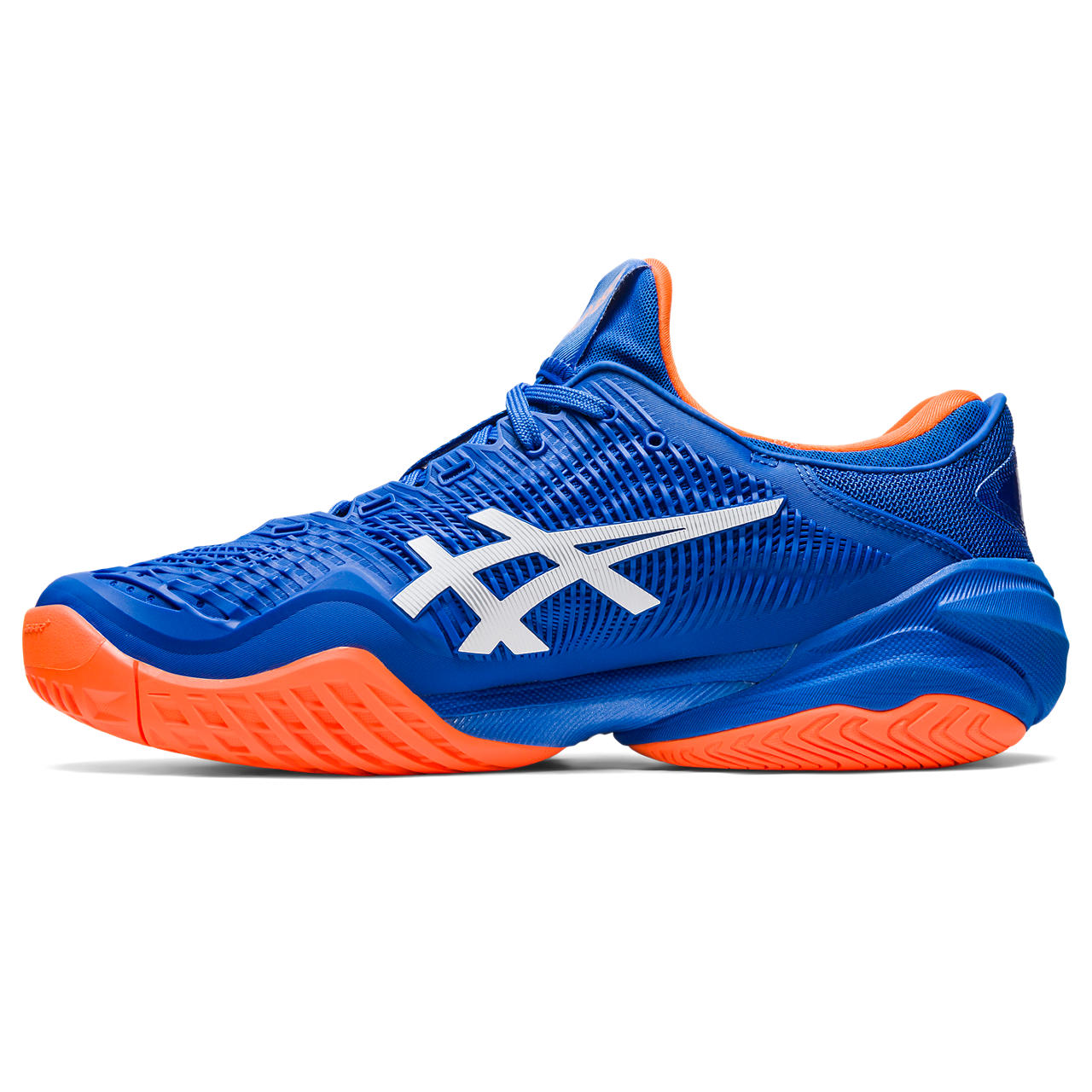 ASICS Court FF 3 Novak Men's Tennis Shoes - Lightweight Performance Sneakers for Hard Court Play (Blue/White) | Ideal for Competitive Matches & Training Sessions