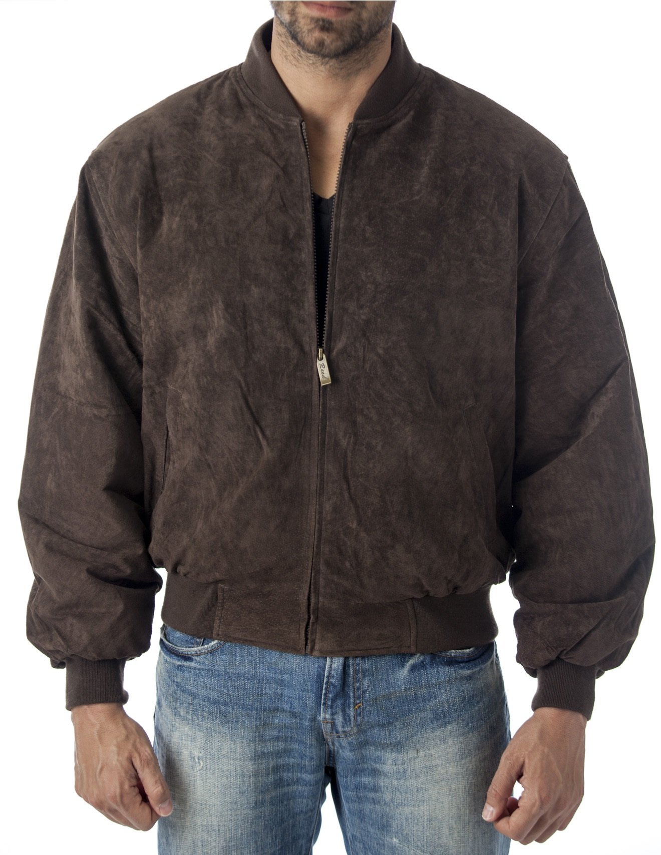 Men's Vintage Baseball Suede Leather Jacket - Imported High-Quality Outerwear for Casual Wear, Sports & Outdoor Activities