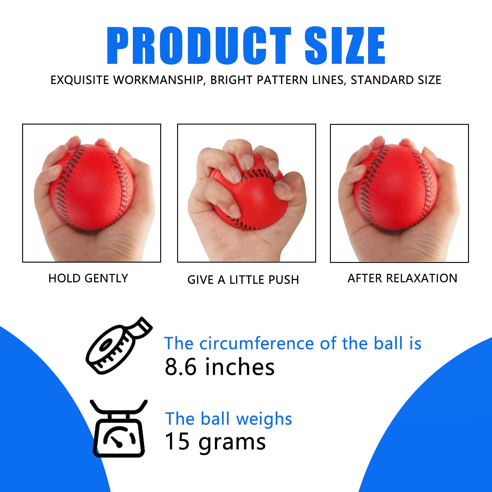 GKK 12 Pack Soft Foam Baseballs for Youth & Teen Players - Safe Training Balls for Hitting Practice, Indoor/Outdoor Games, Backyard Fun, and Baseball Skill Development
