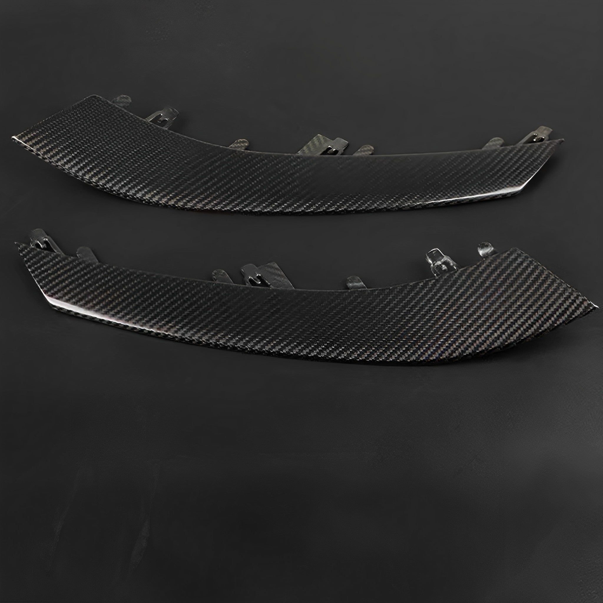 Premium Carbon Fiber Headlight Eyebrow Trim Replacement for Tesla Model 3 & Y - Enhance Style & Protection for Your Electric Vehicle