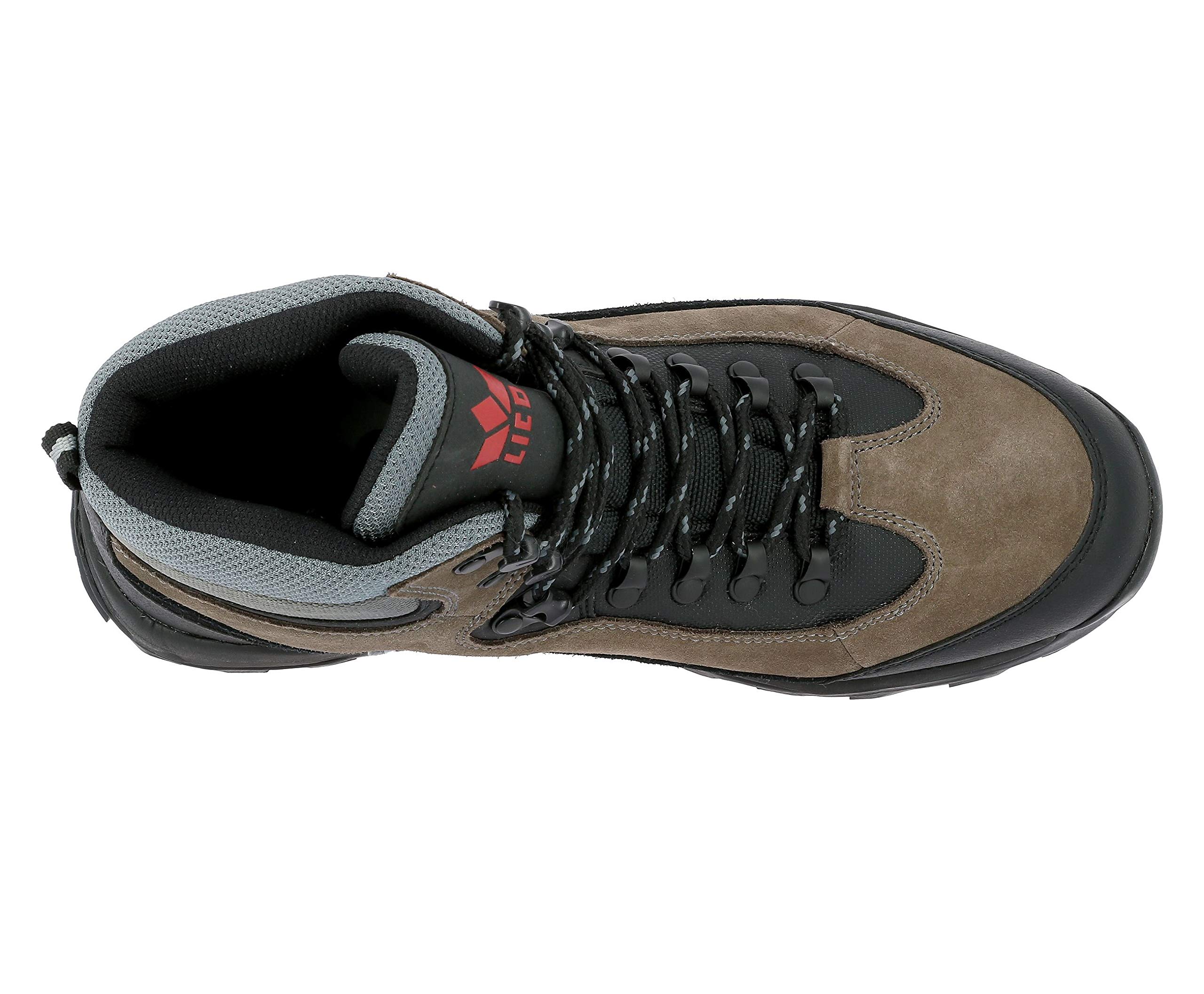 Lico Men's High Rise Hiking Shoes - Waterproof & Lightweight Outdoor Boots for Mountain Trekking, Camping & Trail Running - Durable Comfortable Hiking Footwear for Men