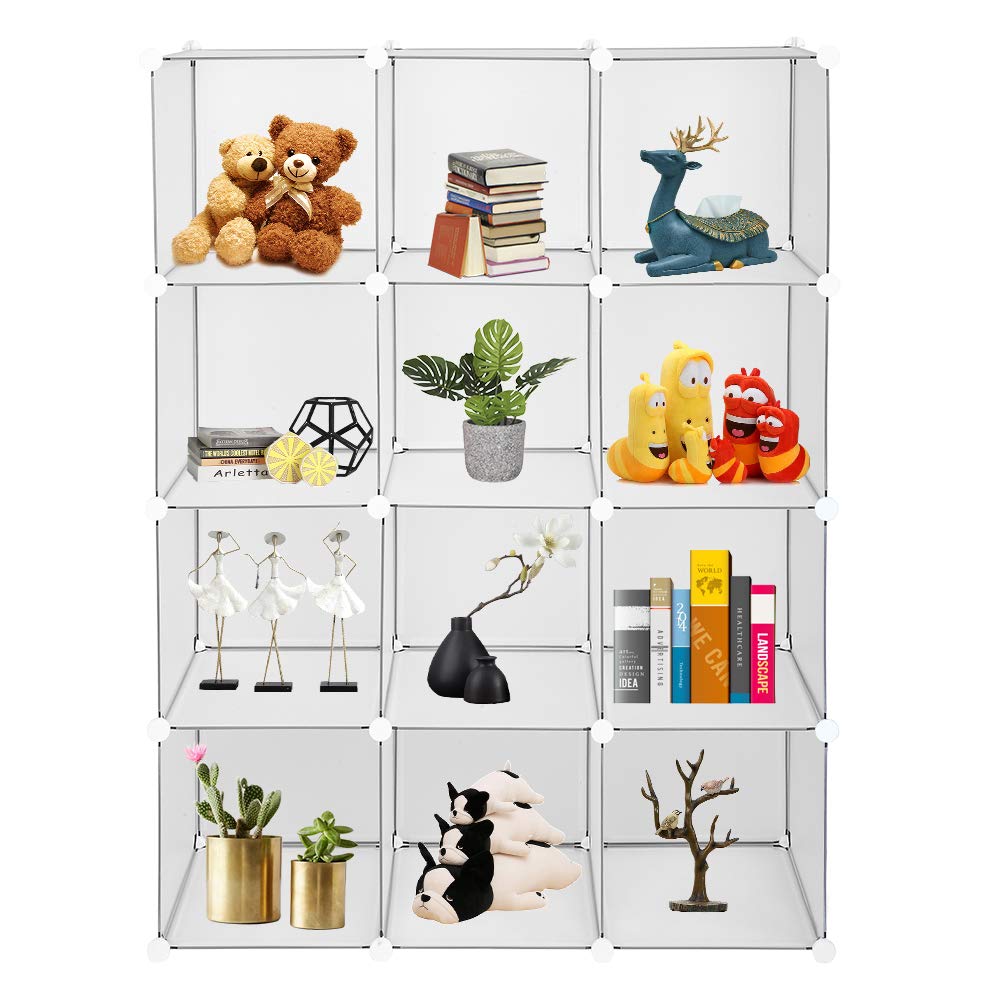 12-Cube Storage Organizer - Mytunes Cube Shelf for Books, Toys & Closet Organization | Perfect for Kids' Room, Office & Living Room Storage Solutions