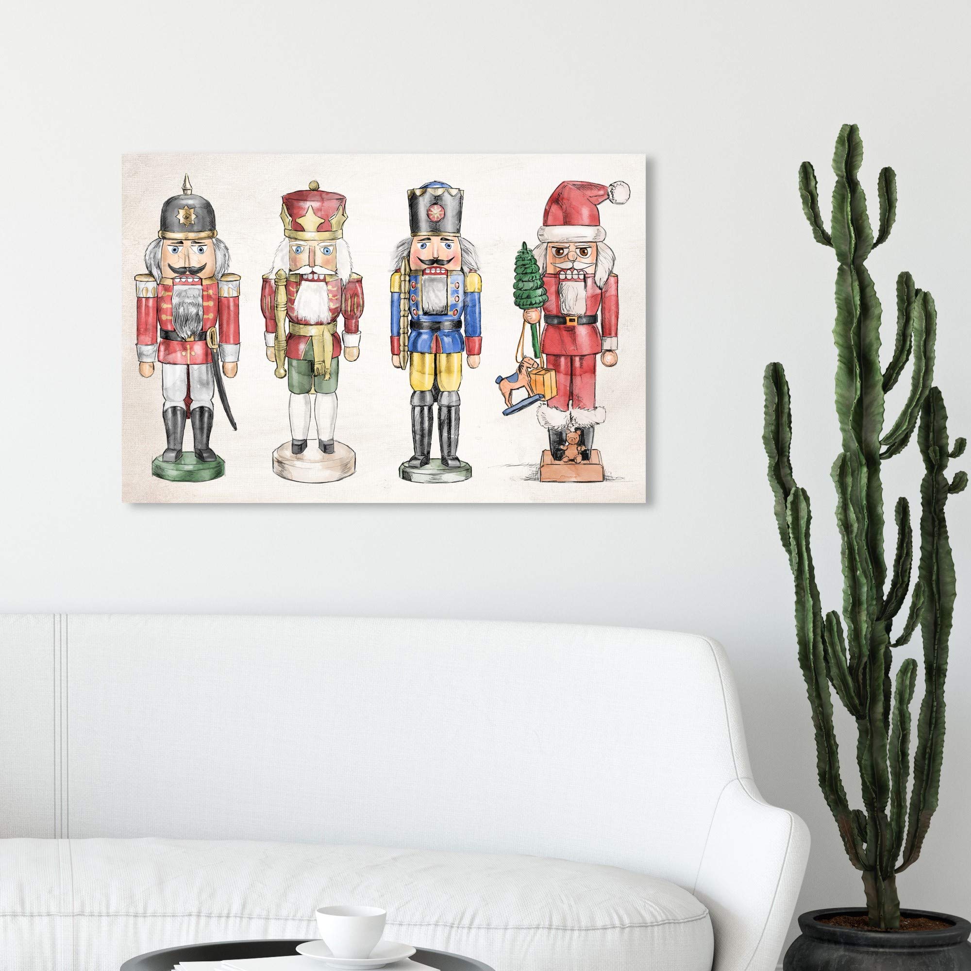 Wynwood Studio Nutcrackers Christmas Wall Art Canvas Print - 30