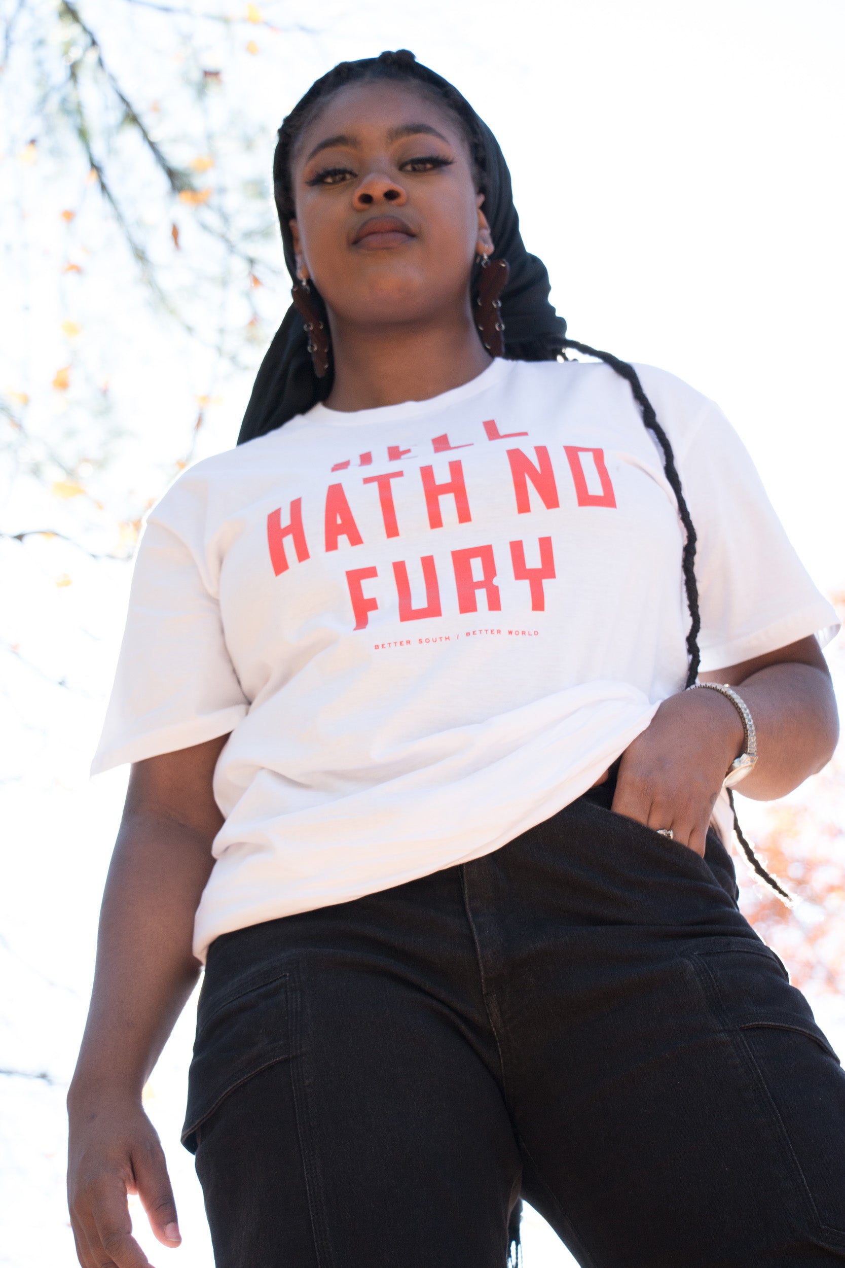 Hell Hath No Fury - Gothic Punk T-Shirt for Women | Edgy Streetwear & Concert Outfit | Perfect for Halloween, Rock Shows & Alternative Fashion