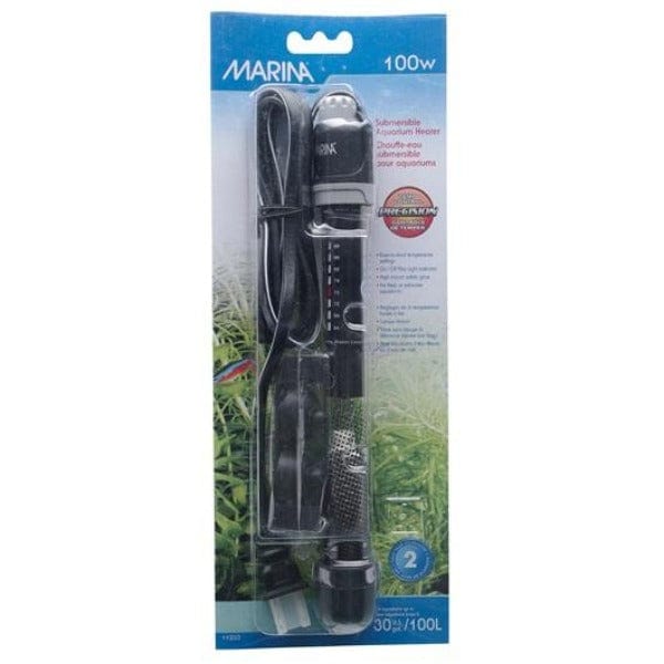 Marina Submersible Aquarium Heater - 300W Fish Tank Water Heater with Thermostat for Freshwater & Saltwater Aquariums | Perfect for Tropical Fish, Turtles & Aquatic Plants