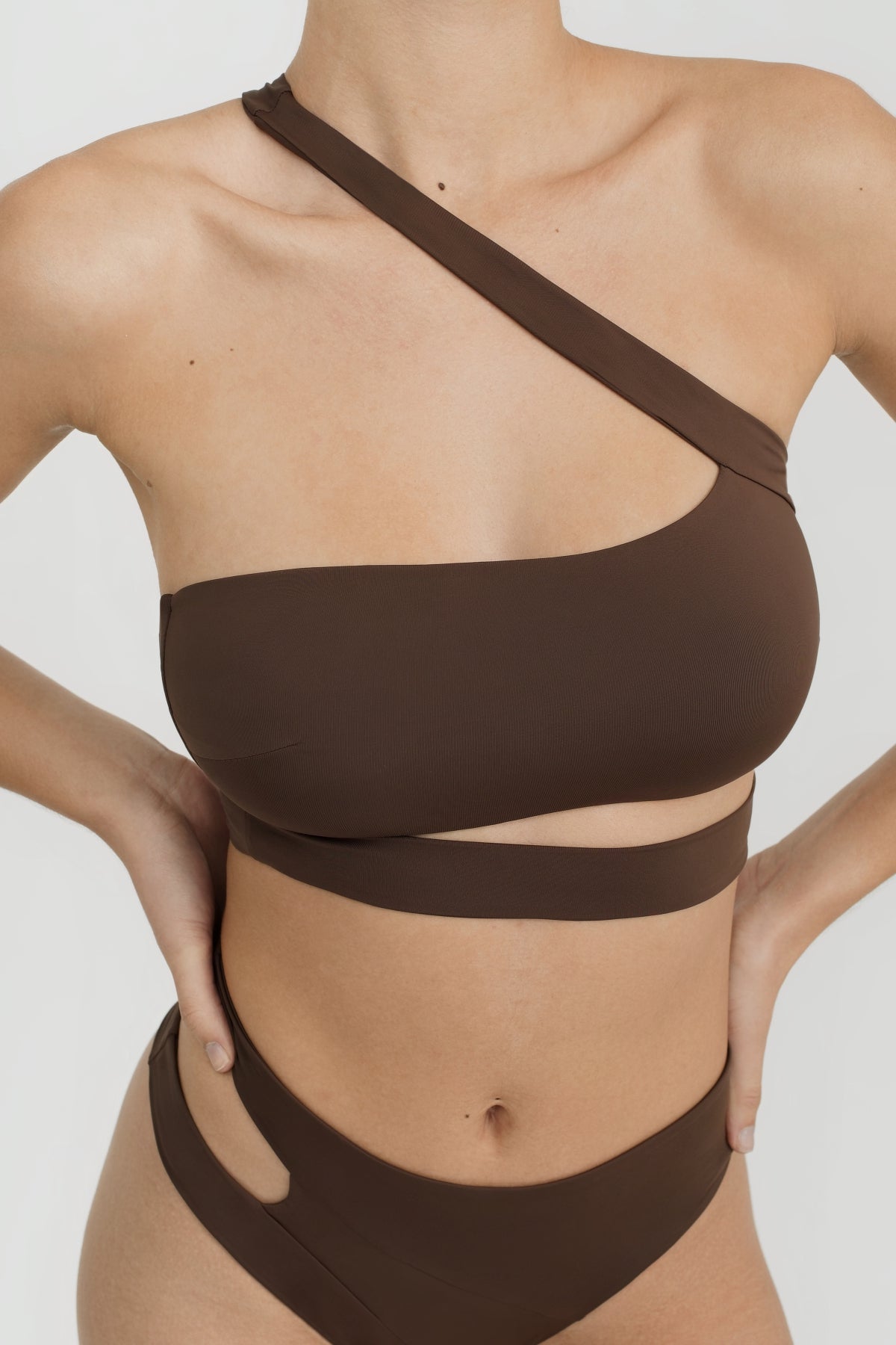 Amara Women's Chocolate Brown Casual Top - Perfect for Work, Date Night & Everyday Wear