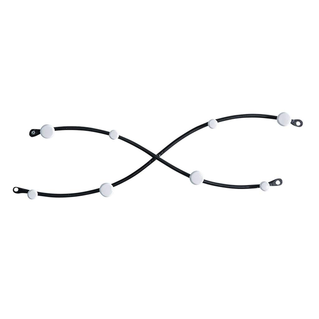 Wall Mounted Coat Rack with Hooks - No Drill Iron Wall Hanger for Coats, Towels, Bags & Robes - Space Saving Entryway, Bedroom or Bathroom Organizer (Color: C)