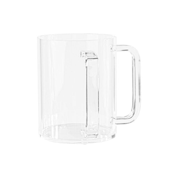 Clear Handle Acrylic Wash Cup for Painting, Art, and DIY Projects - Perfect for Artists, Hobbyists & Crafters