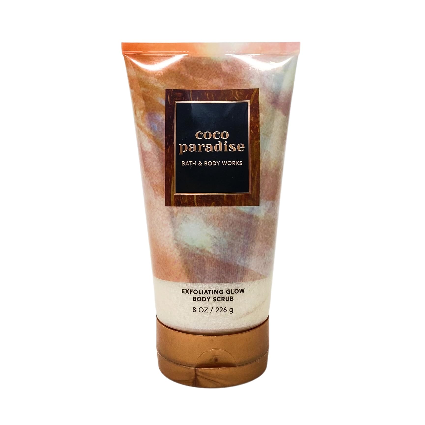 Coco Paradise Exfoliating Glow Body Scrub - Bath & Body Works Value Pack (2-Pack) | Moisturizing & Exfoliating for Smooth Skin - Perfect for Spa Day & Self Care Routine