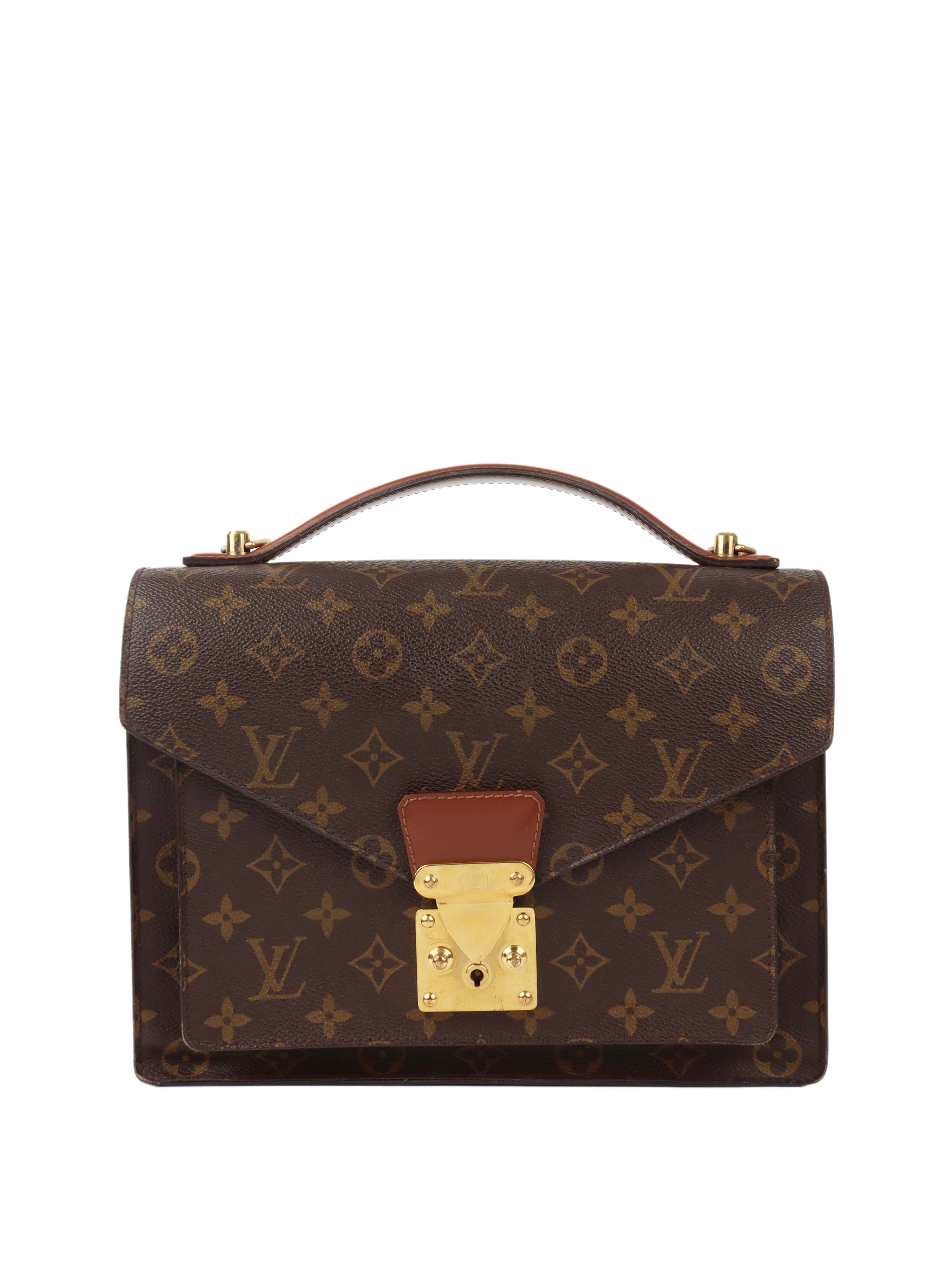 Authentic Louis Vuitton Monogram Monceau 28 Handbag - Luxury Leather Shoulder Bag for Women | Perfect for Work, Travel & Evening Events