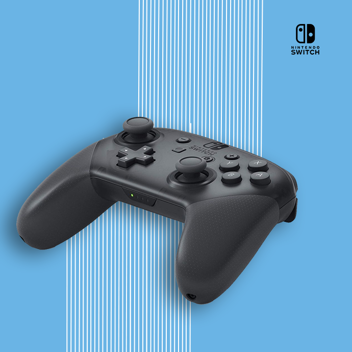 Nintendo Switch Pro Controller - Wireless Gamepad for Nintendo Switch with Motion Controls & HD Rumble - 1 Year Local Warranty - Perfect for Gaming at Home or On-the-Go